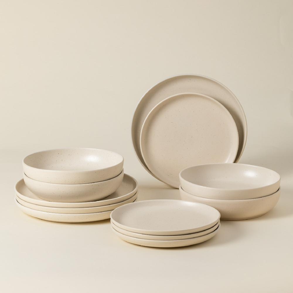 Costa Nova 12-piece Dinnerware Set With Soup / Pasta Bowl Pacifica Casafina By COSTA NOVA