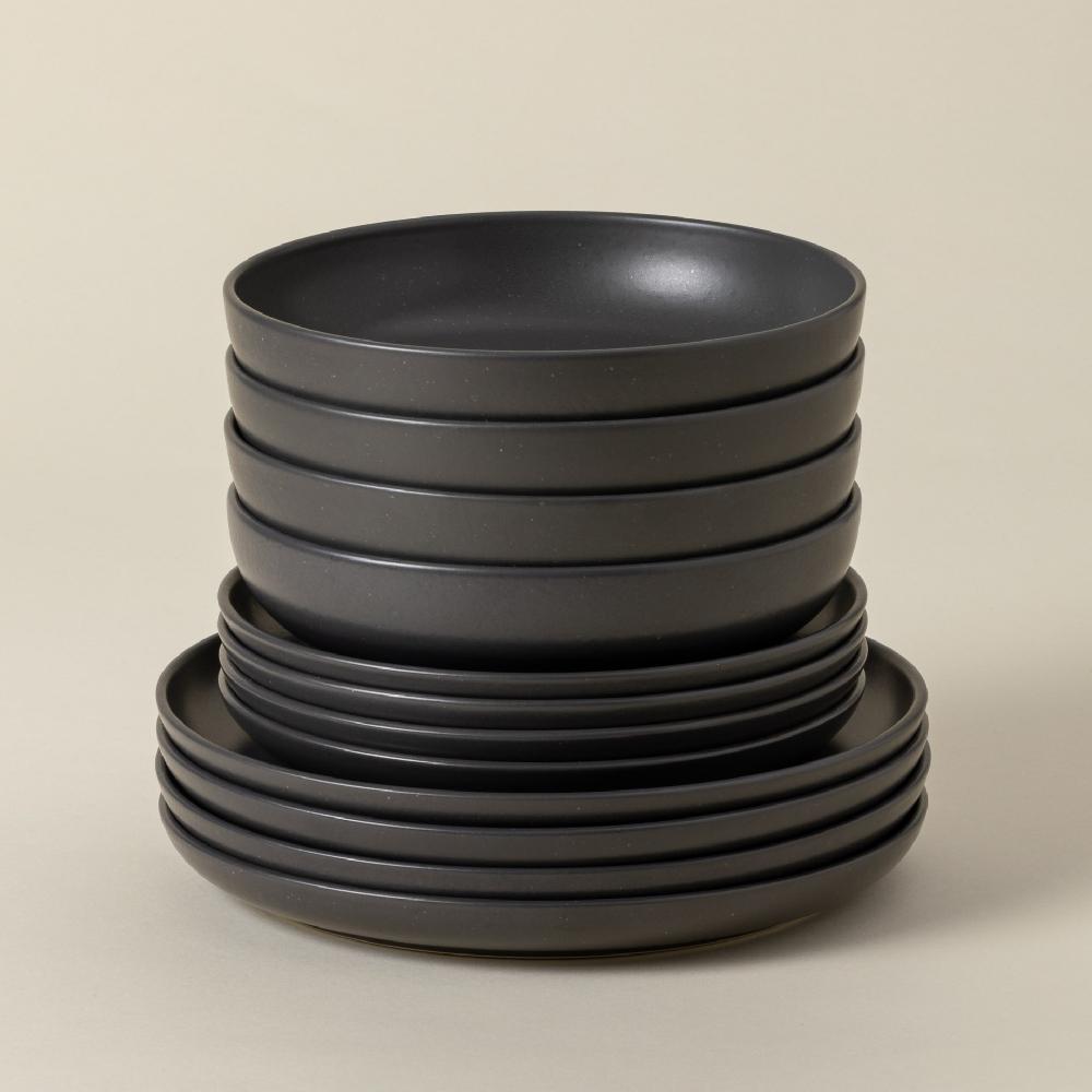 costa nova 12-piece Dinnerware Set with Soup / Pasta Bowl Pacifica Casafina by COSTA NOVA