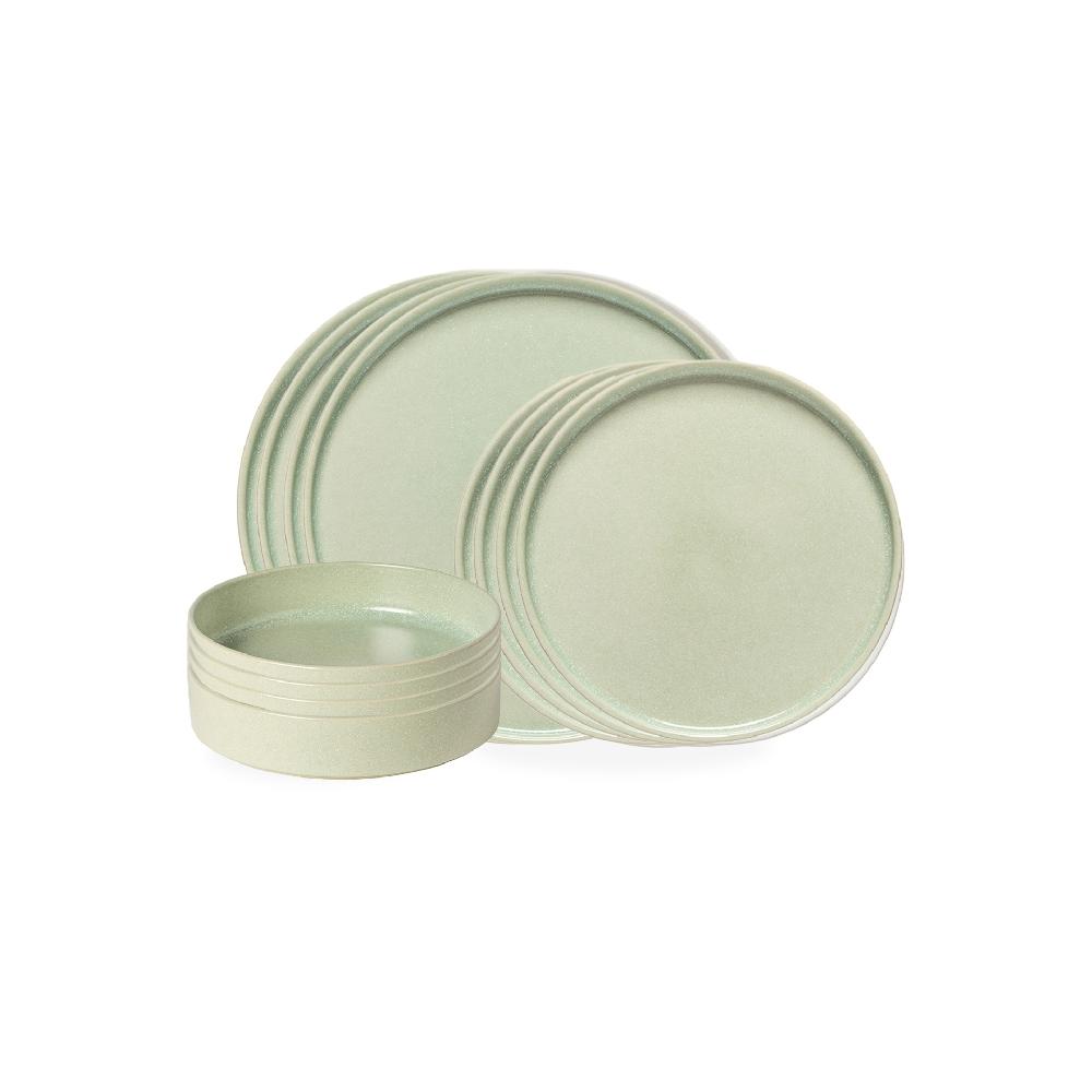 costa nova 12-piece Dinnerware Set with Soup / Pasta Bowl Redonda