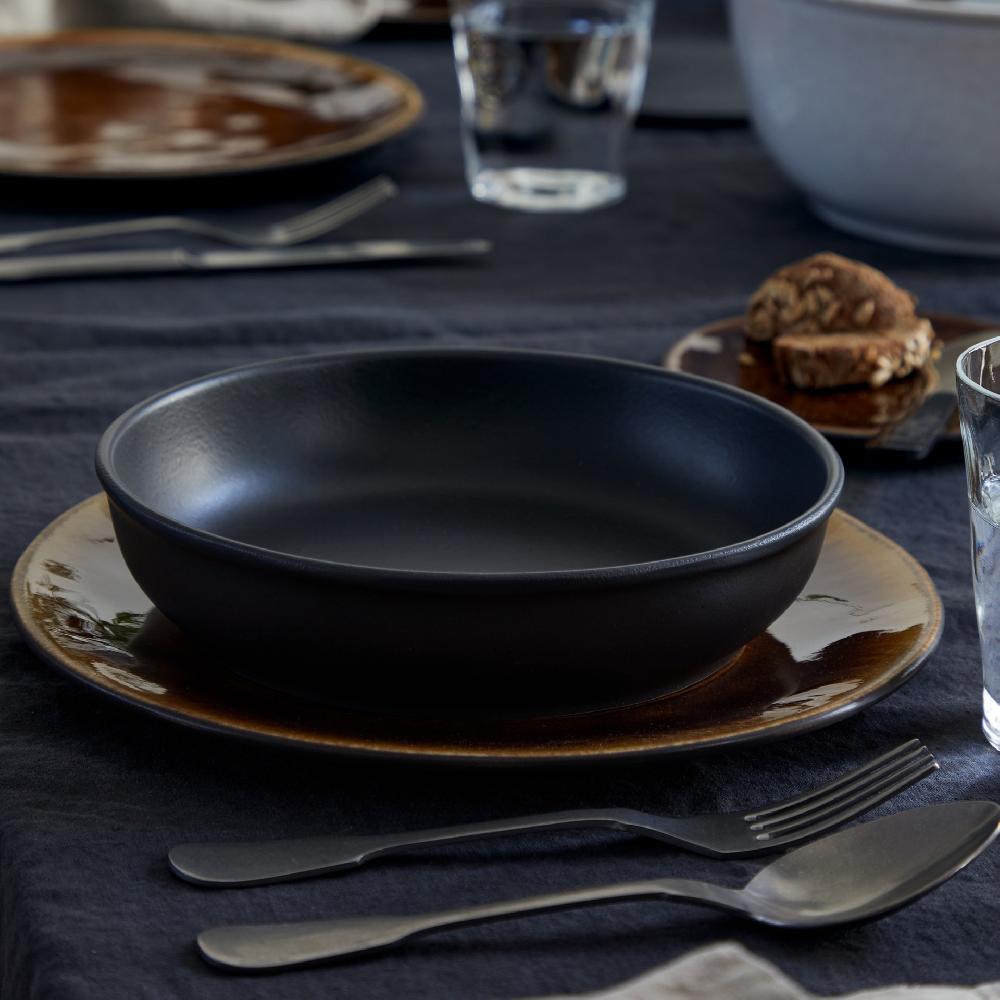 Costa Nova 12-piece Dinnerware Set With Soup / Pasta Bowl Roda