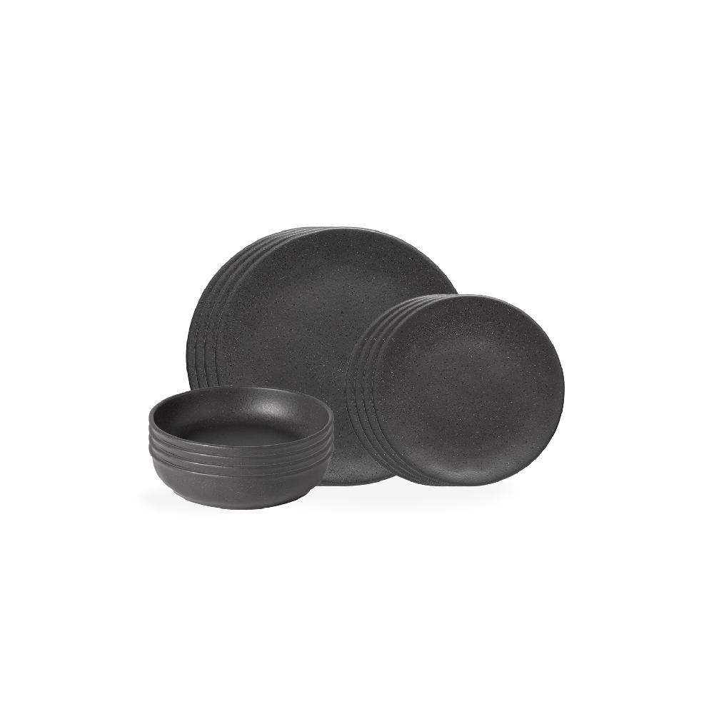 costa nova 12-piece Dinnerware Set with Soup / Pasta Bowl Roda