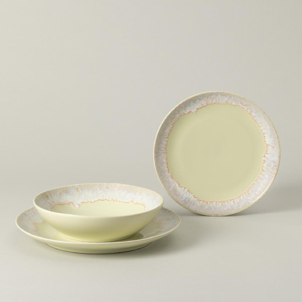 Costa Nova 12-piece Dinnerware Set With Soup / Pasta Bowl Taormina Casafina By COSTA NOVA