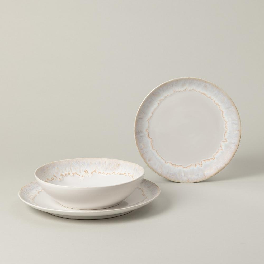 Costa Nova 12-piece Dinnerware Set With Soup / Pasta Bowl Taormina Casafina By COSTA NOVA