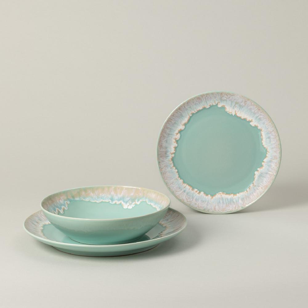 Costa Nova 12-piece Dinnerware Set With Soup / Pasta Bowl Taormina Casafina By COSTA NOVA