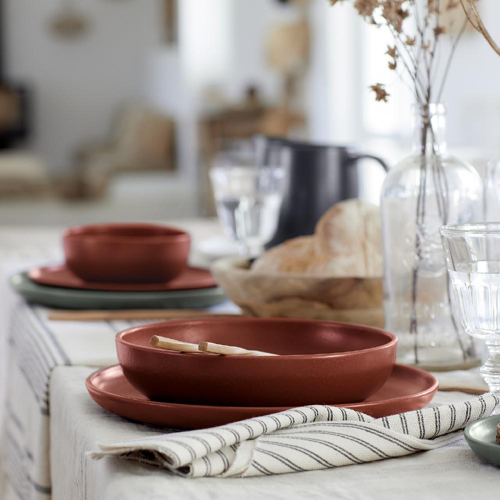 Costa Nova 18-piece Dinnerware Set With Pasta Plate Pacifica Casafina By COSTA NOVA