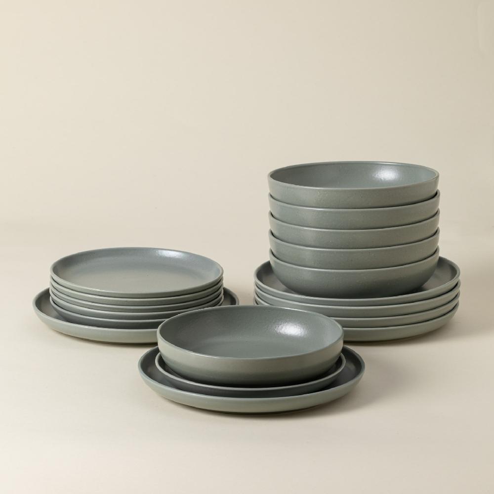 Costa Nova 18-piece Dinnerware Set With Pasta Plate Pacifica Casafina By COSTA NOVA