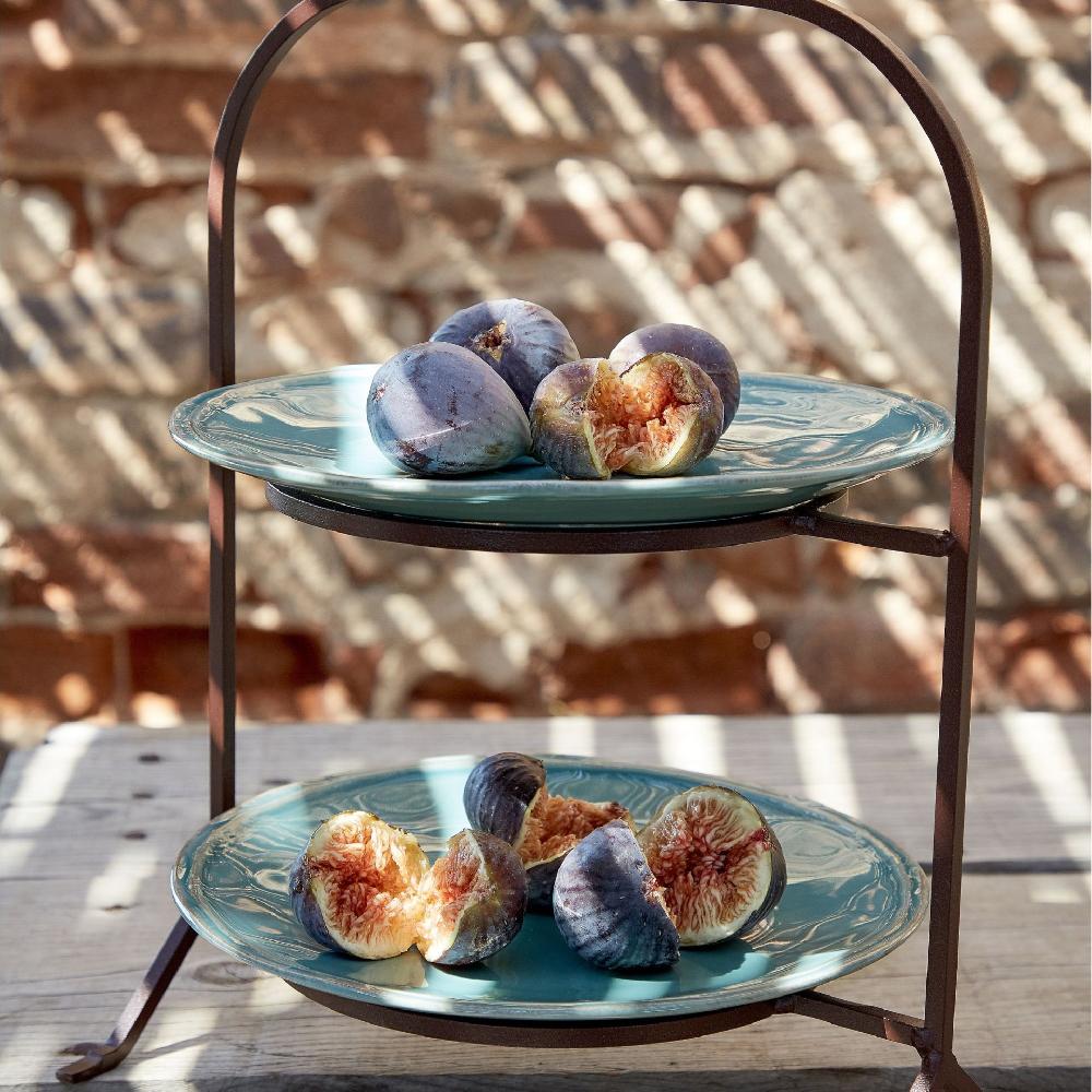 Costa Nova 2 Round Stage Metallic Holder Deer Friends Casafina By COSTA NOVA