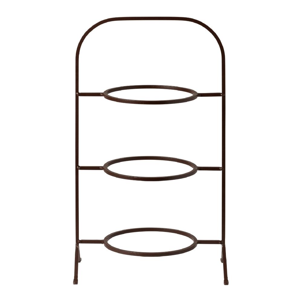 costa nova 3 Round Stage Metallic Holder Snow Flake by Casafina