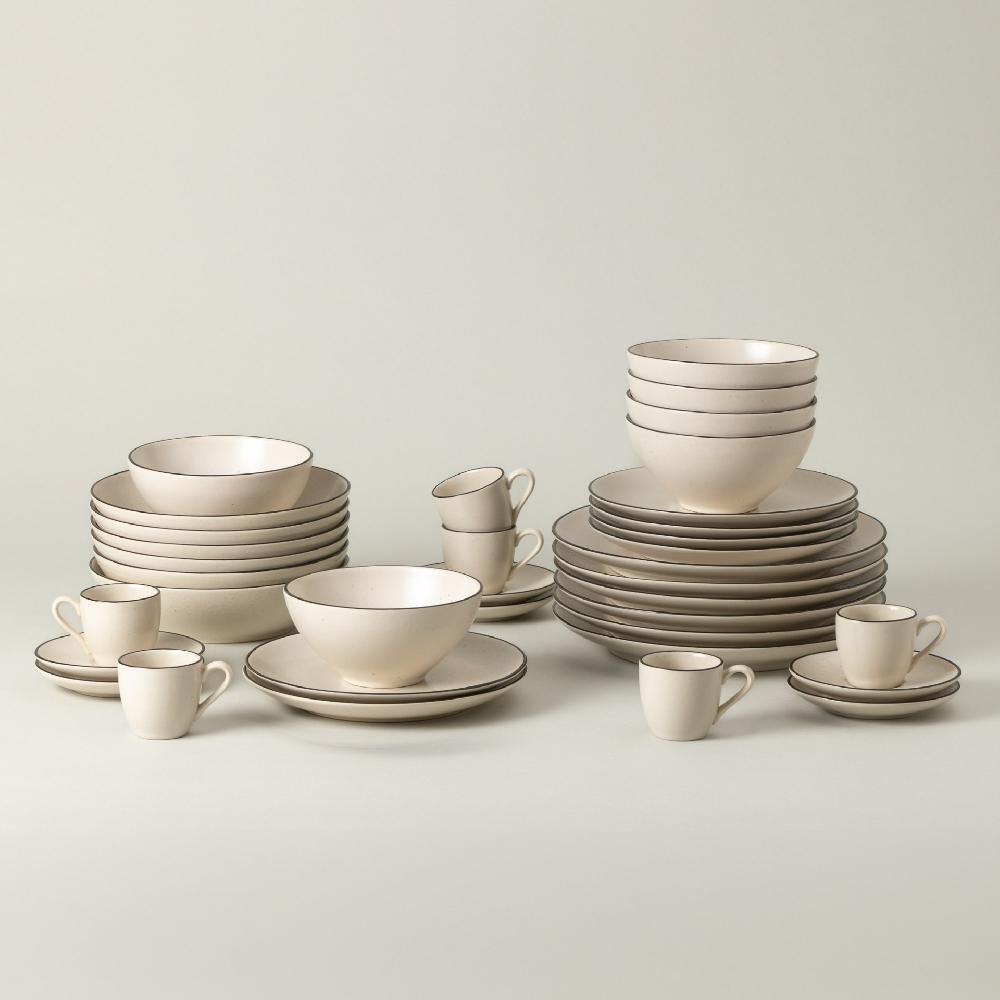 costa nova 30-piece Dinnerware Set with Coffee Cup Augusta