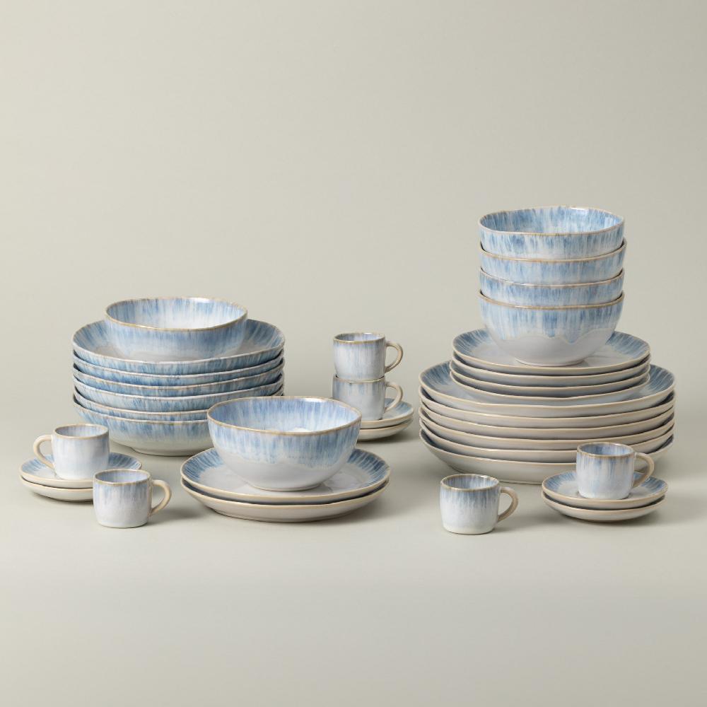 costa nova 30-piece Dinnerware Set with Coffee Cup Brisa