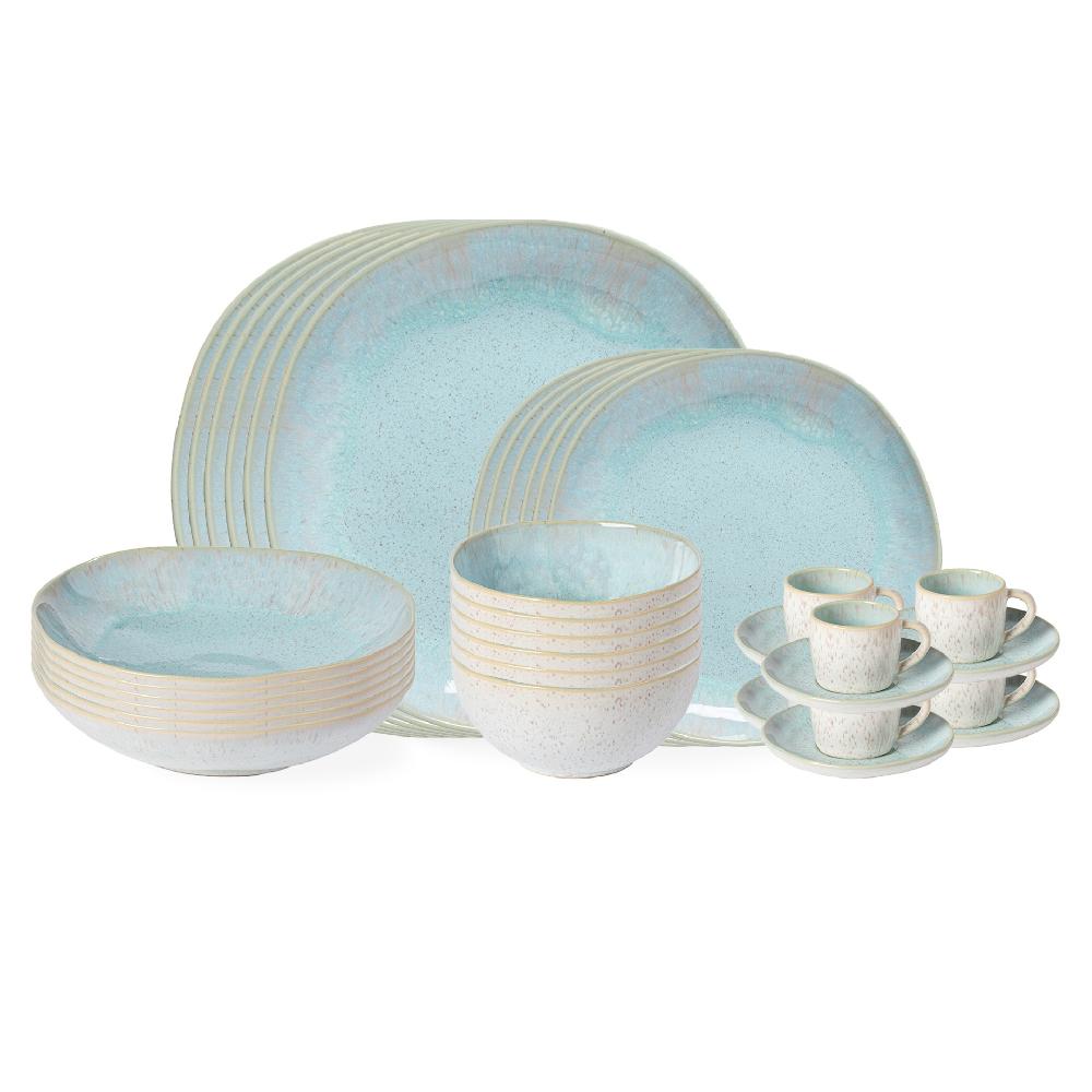 costa nova 30-piece Dinnerware Set with Coffee Cup Eivissa by Casafina