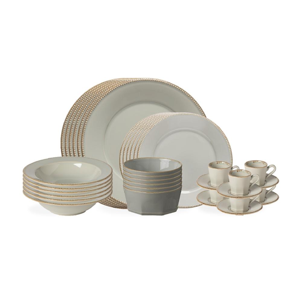 costa nova 30-piece Dinnerware Set with Coffee Cup Luzia