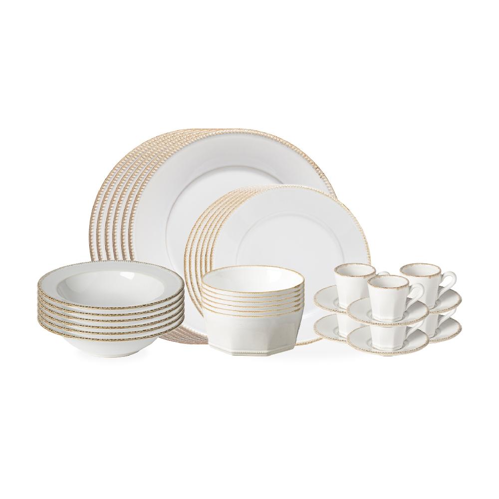 costa nova 30-piece Dinnerware Set with Coffee Cup Luzia