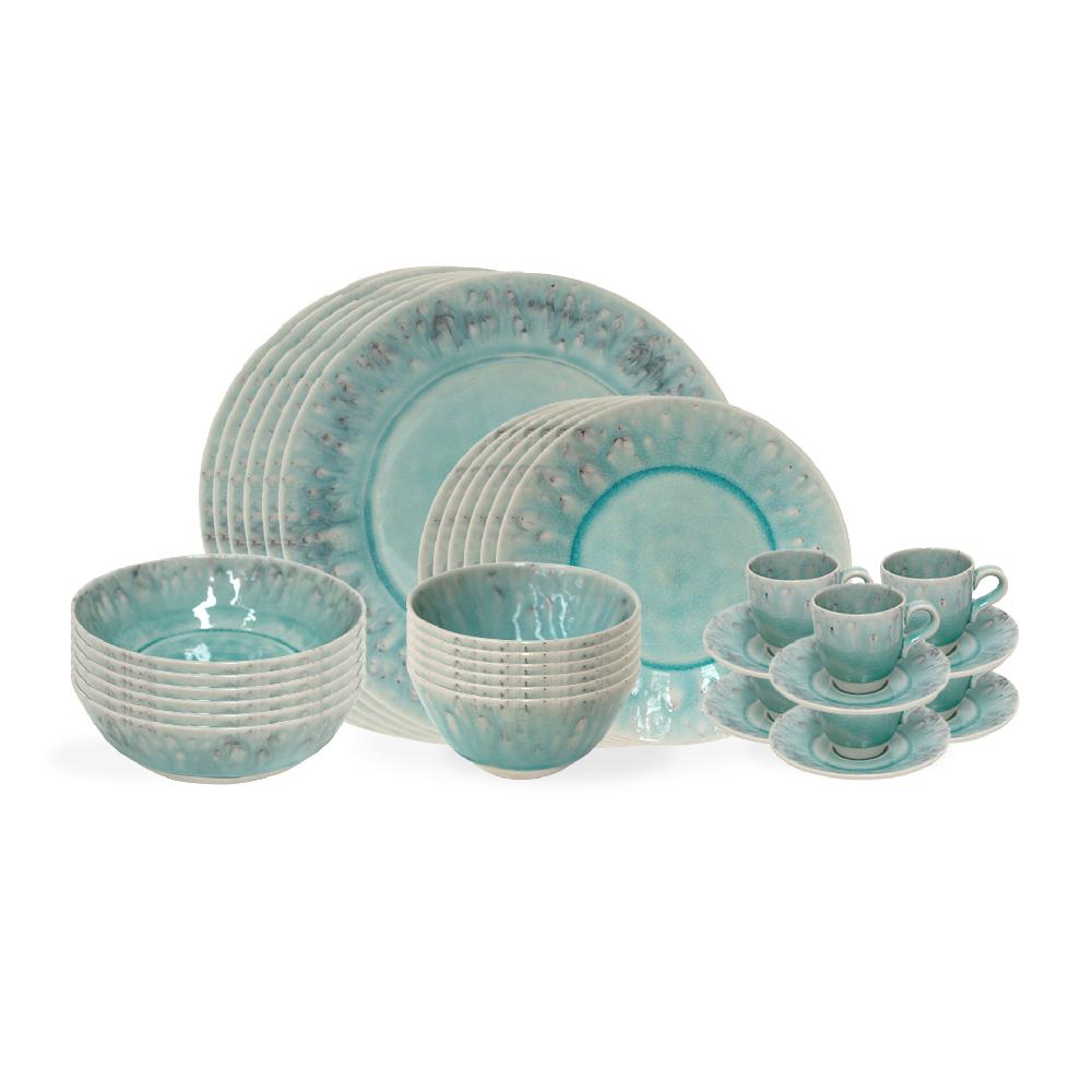 costa nova 30-piece Dinnerware Set with Coffee Cup Madeira