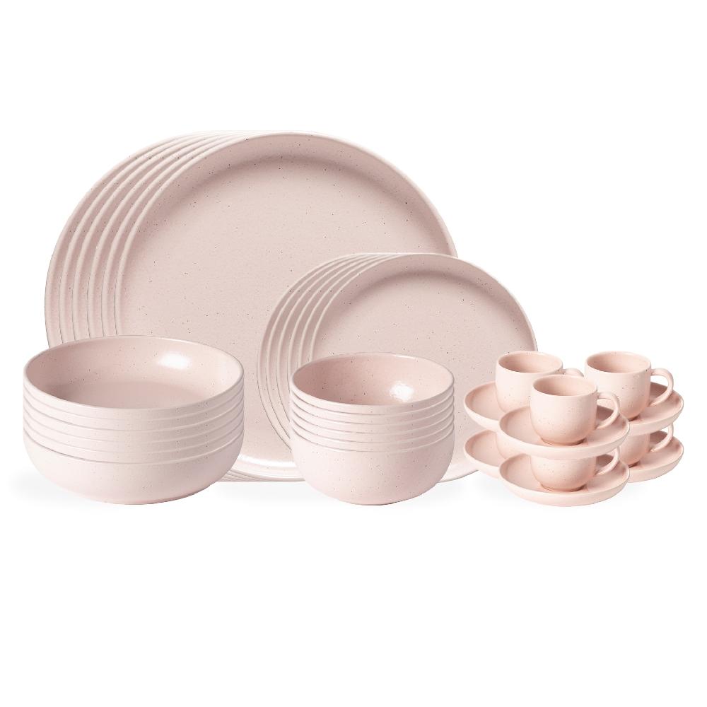 costa nova 30-piece Dinnerware Set with Coffee Cup Pacifica by Casafina