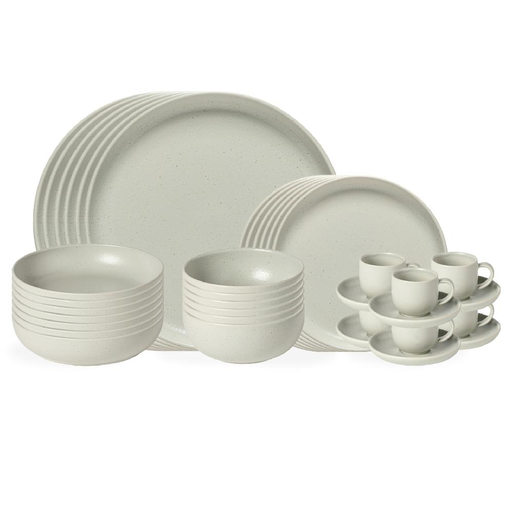 costa nova 30-piece Dinnerware Set with Coffee Cup Pacifica by Casafina