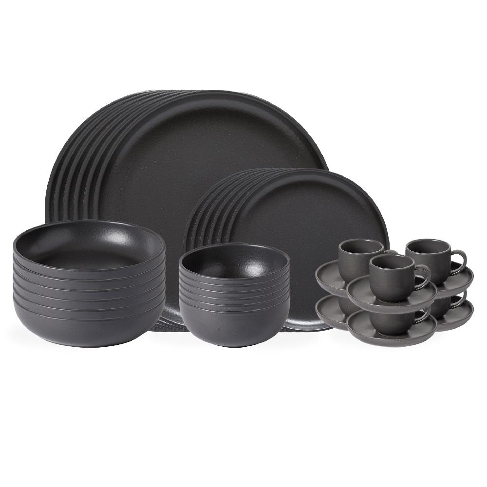 costa nova 30-piece Dinnerware Set with Coffee Cup Pacifica by Casafina