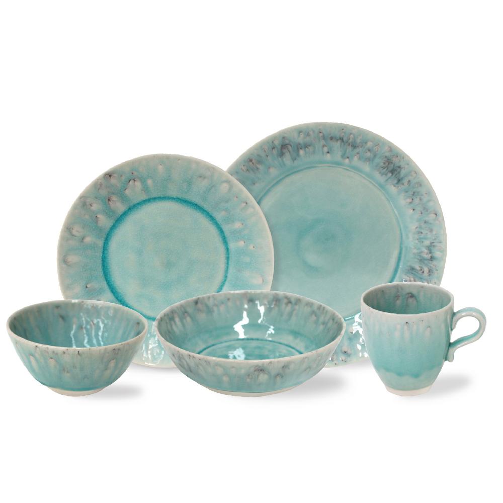 costa nova 30-piece Dinnerware Set with Mug Madeira