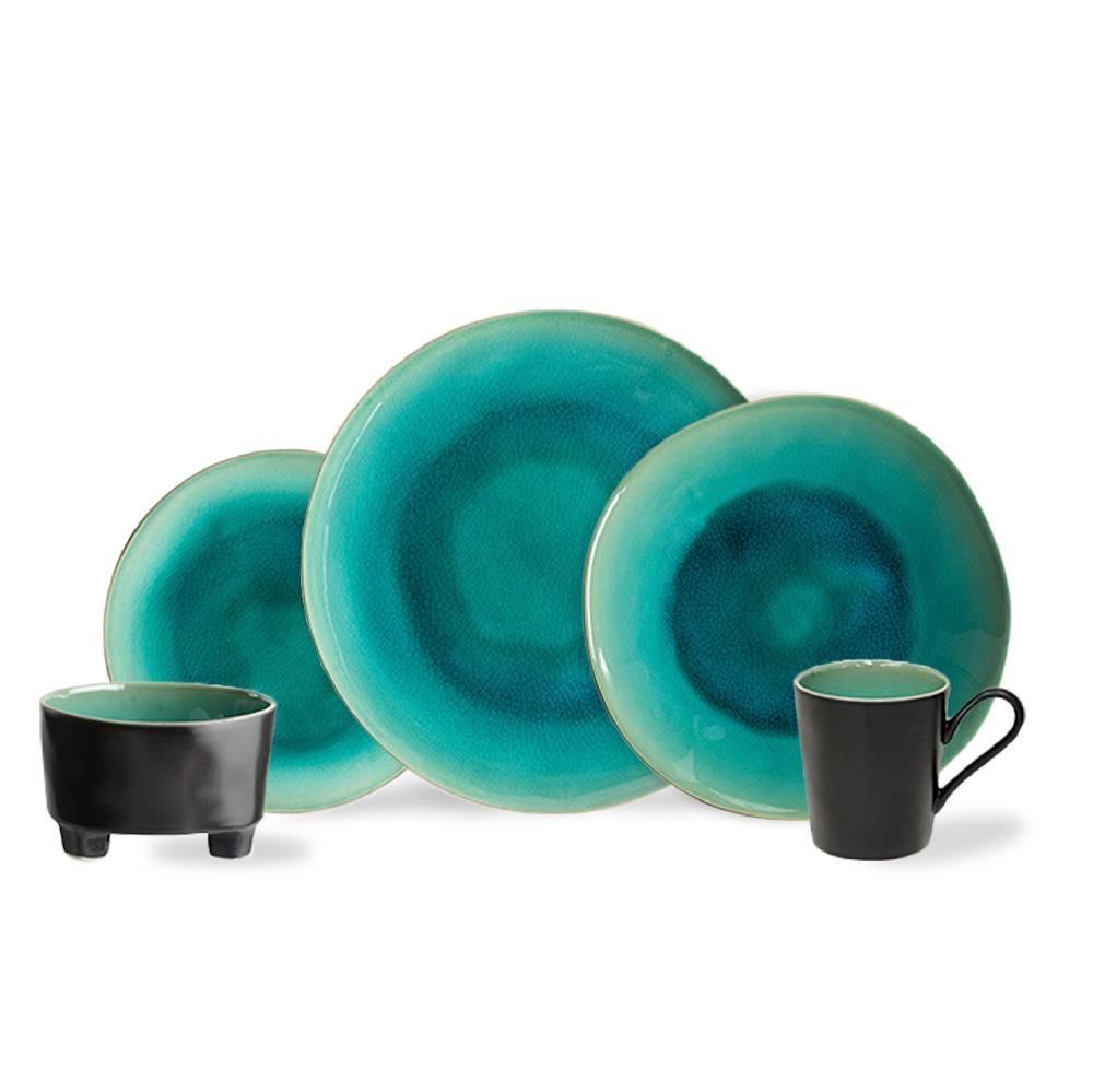 costa nova 30-piece Dinnerware Set with Mug Riviera