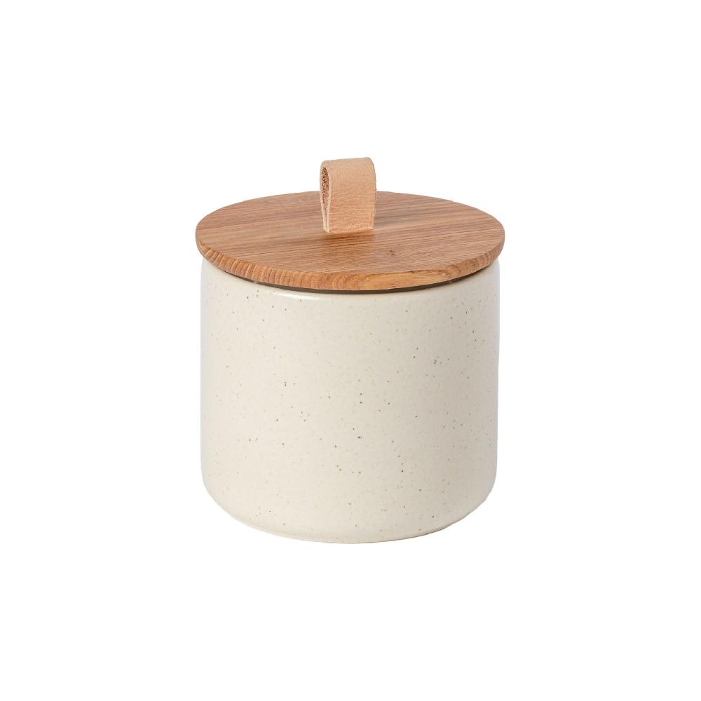costa nova Canister with Oak Wood Lid Pacifica Casafina by COSTA NOVA