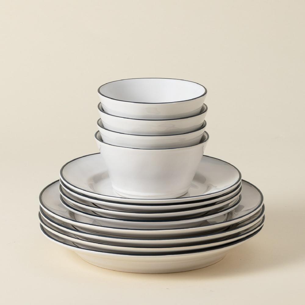 costa nova 12-piece Dinnerware Set with Bowl Beja