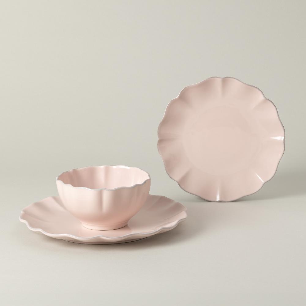 Costa Nova 12-piece Dinnerware Set With Bowl Rosa