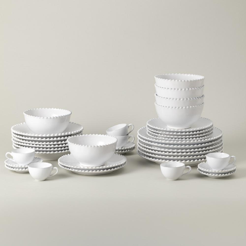 Costa Nova 30-piece Dinnerware Set Pearl