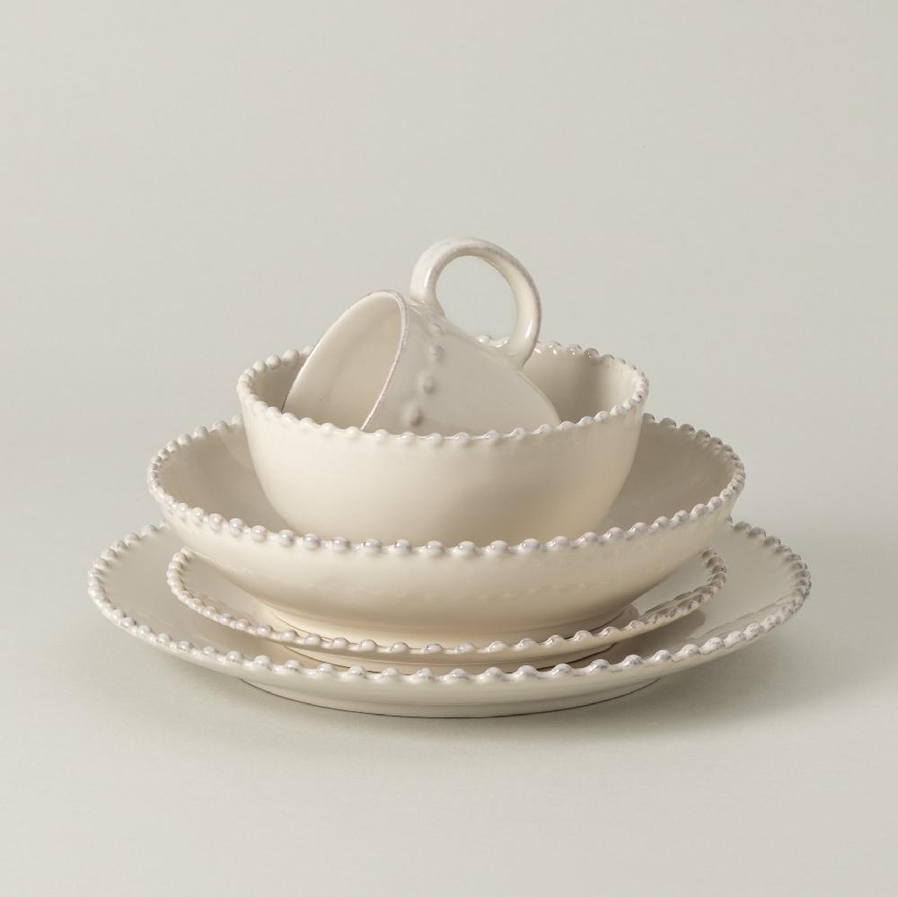 Costa Nova 5-piece Dinnerware Set Pearl
