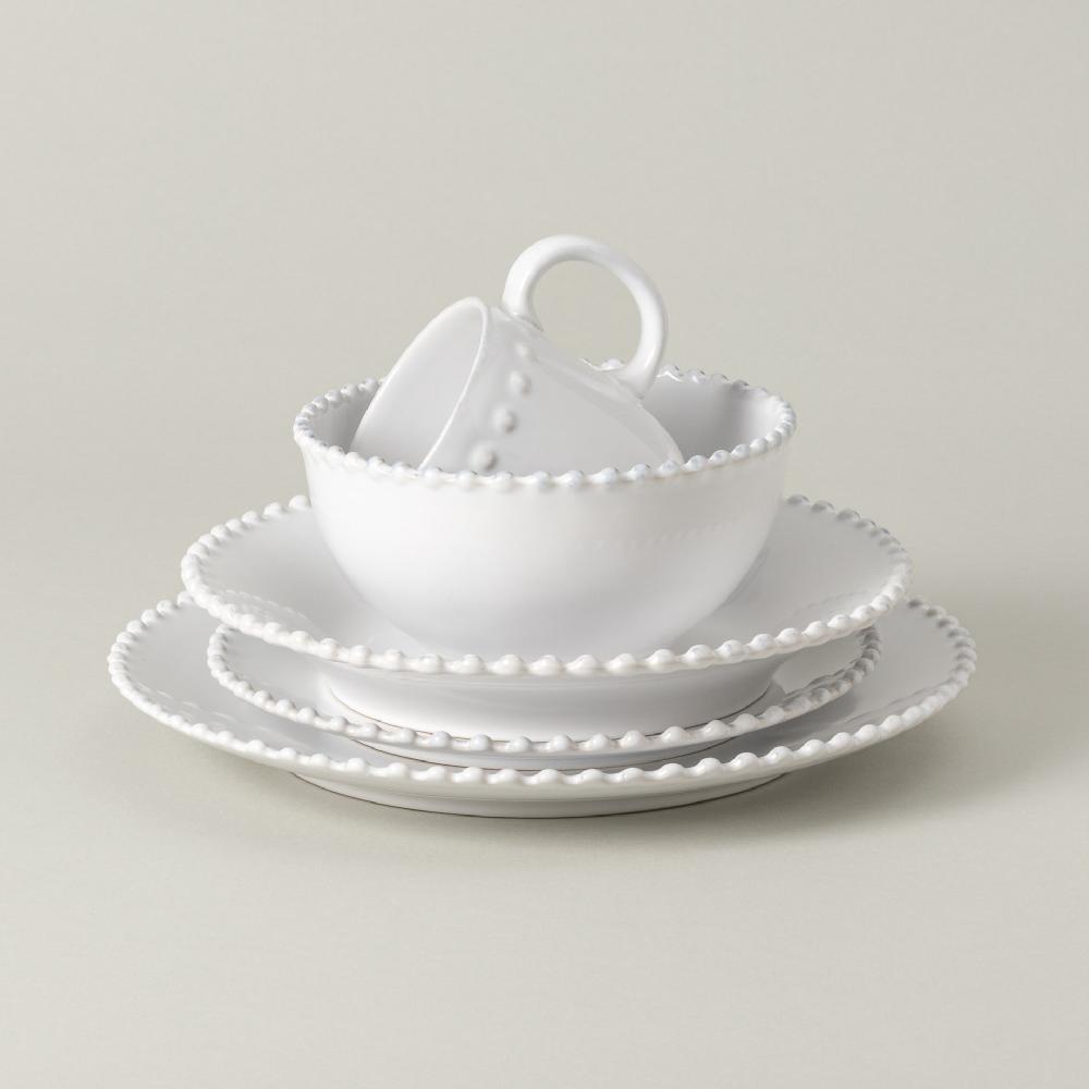 Costa Nova 5-piece Dinnerware Set Pearl