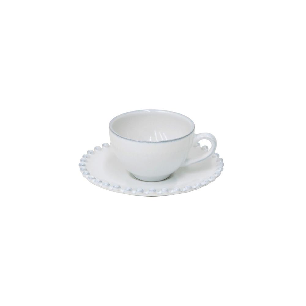 Costa Nova Coffee Cup And Saucer Pearl
