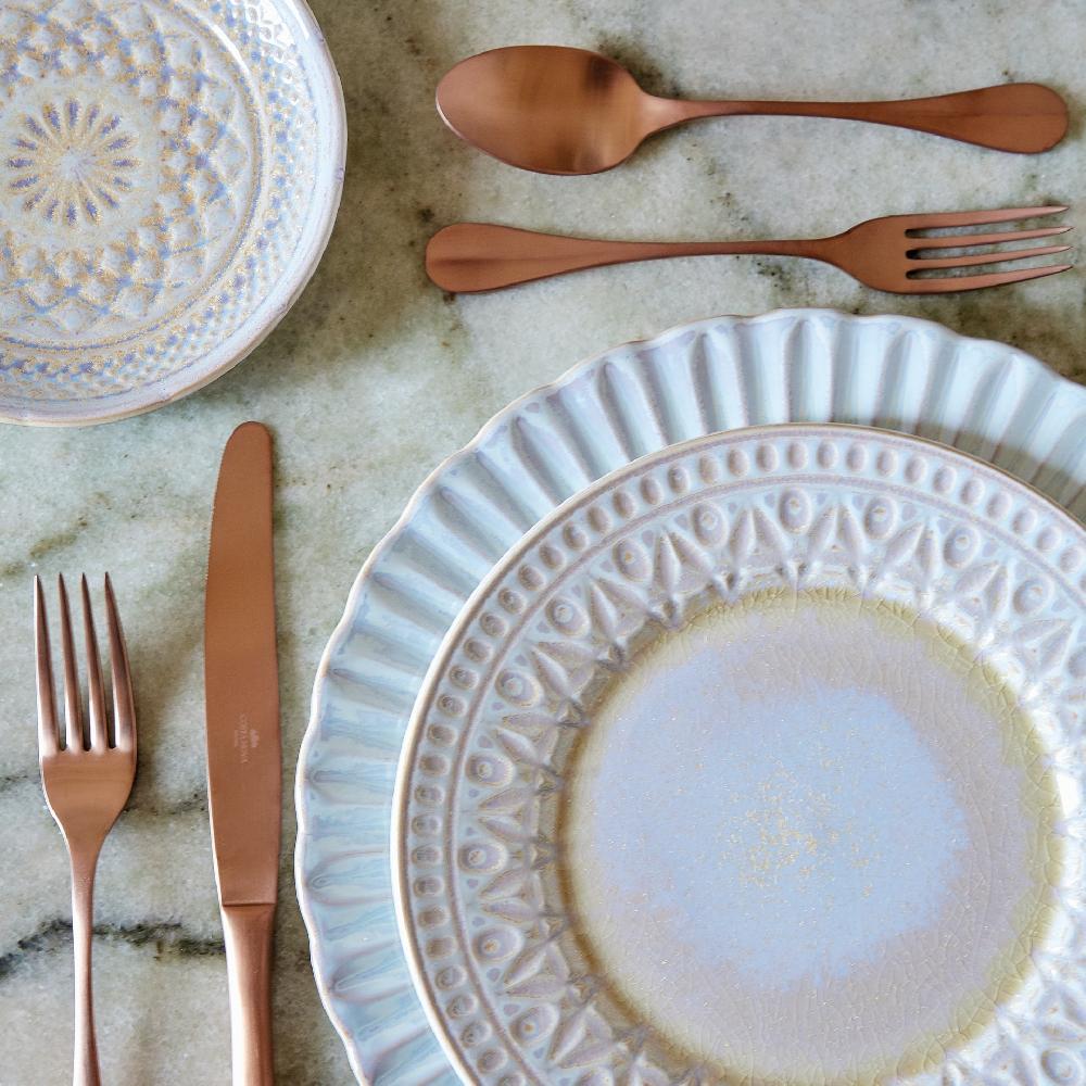 Costa Nova Dinner Plate Cristal