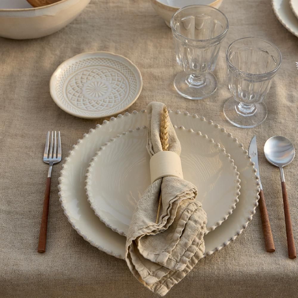 Costa Nova Dinner Plate Pearl