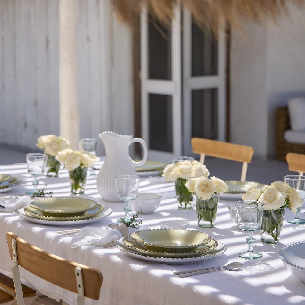 Costa Nova Dinner Plate Pearl