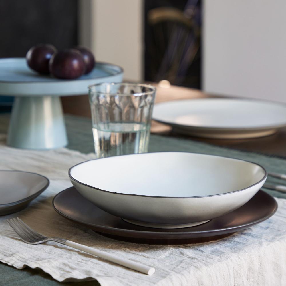 Costa Nova Dinner Plate Stacked Organic