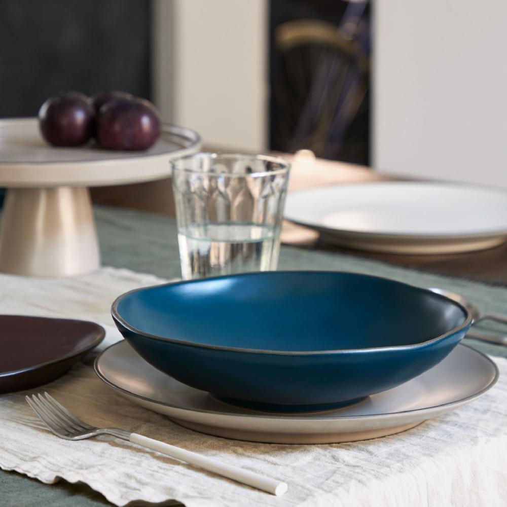 Costa Nova Dinner Plate Stacked Organic