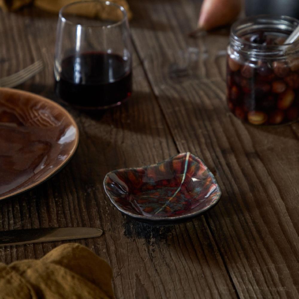 costa nova Dip Dish Leaf Riviera