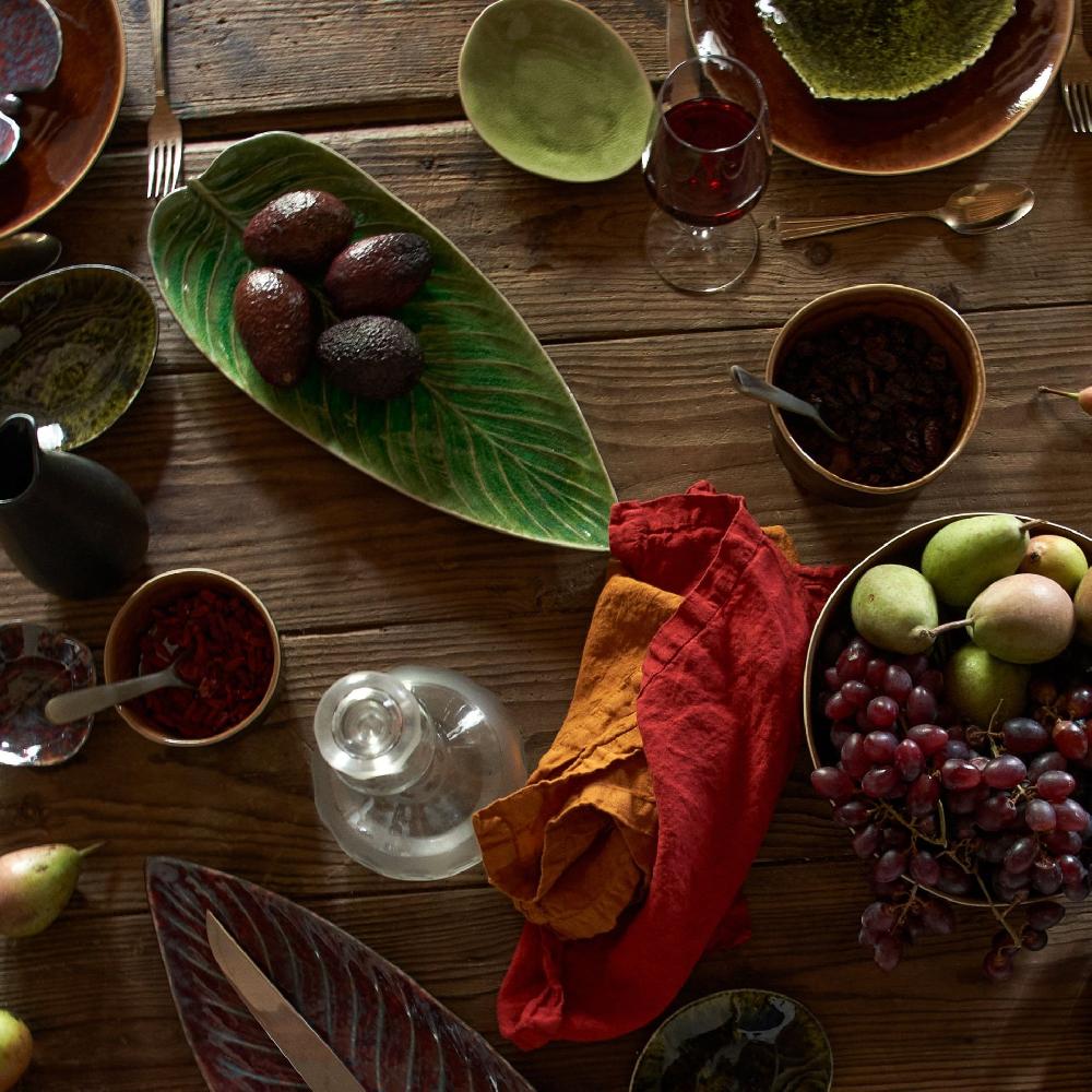 Costa Nova Footed Fruit Bowl Riviera