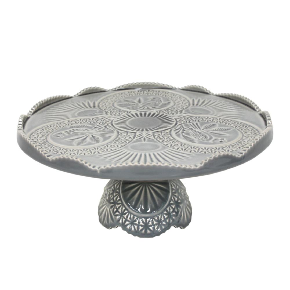 costa nova Footed Plate Cristal