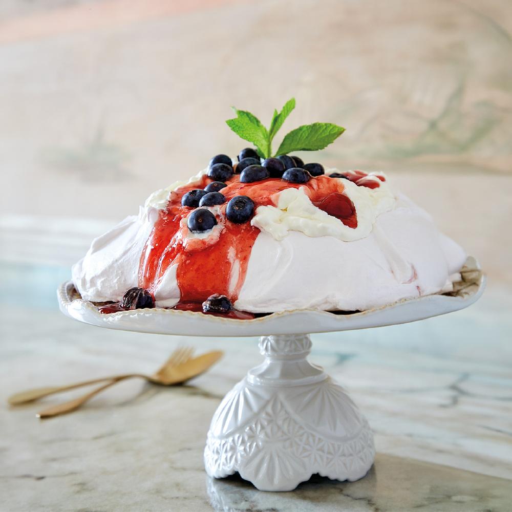 costa nova Footed Plate Cristal