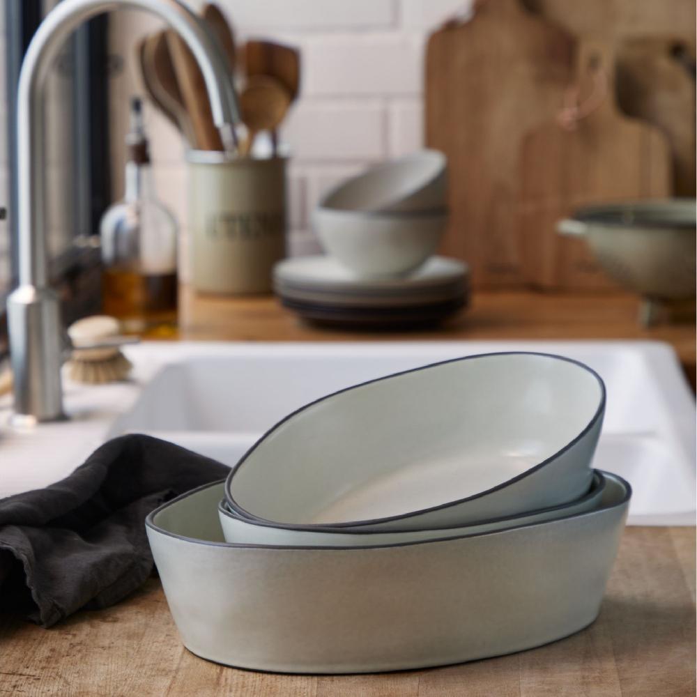 Costa Nova Large Oval Baker Stacked Organic