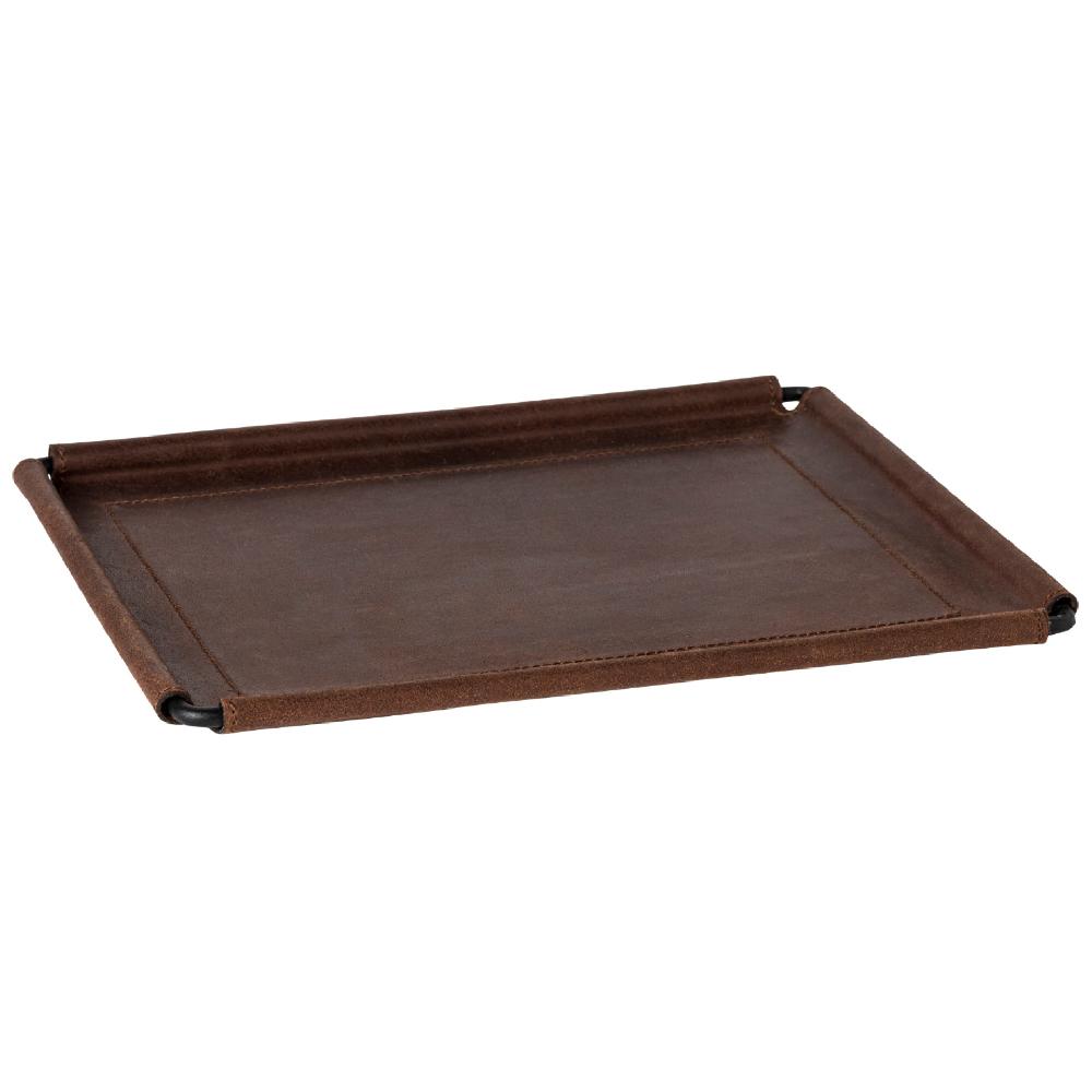costa nova Leather Rectangular Tray Leather