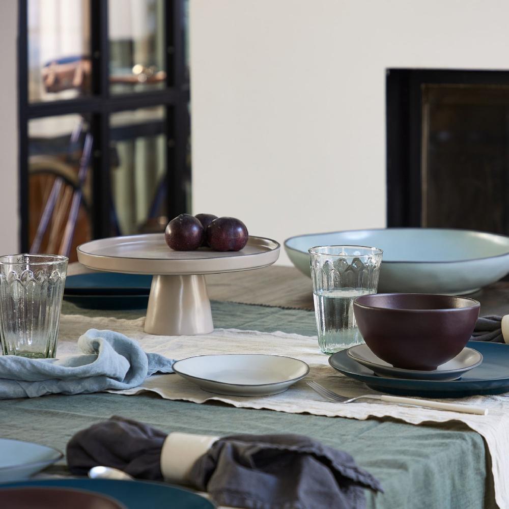 Costa Nova Oval Plate Stacked Organic