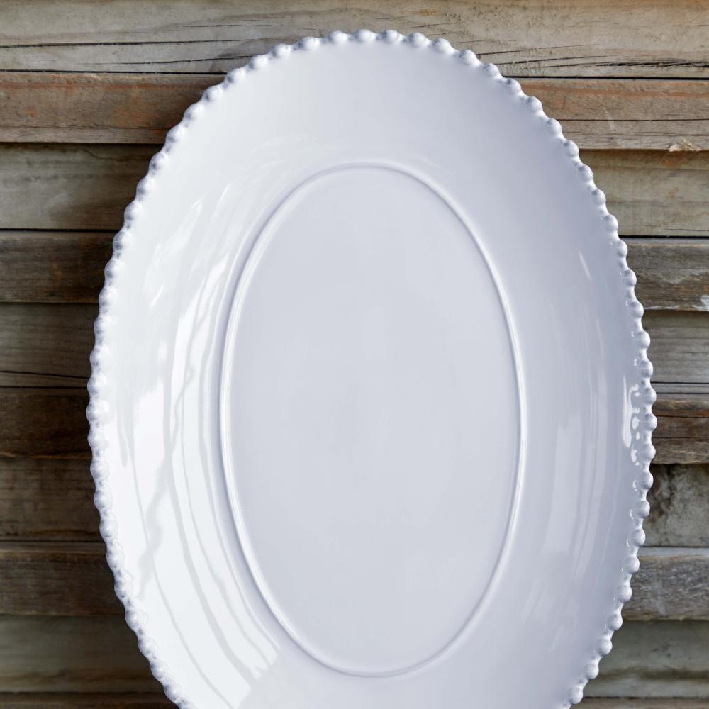 costa nova Oval Platter Pearl