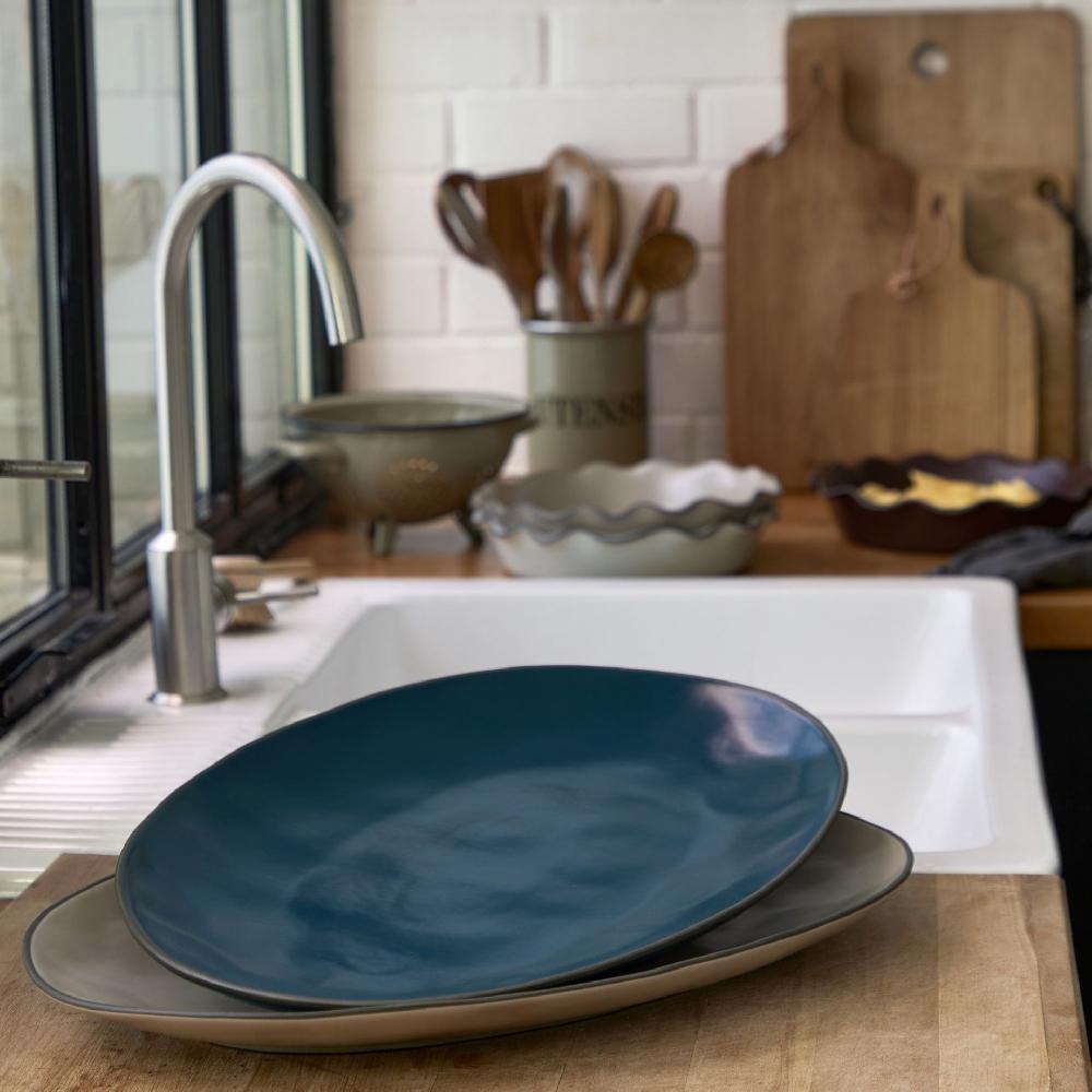 costa nova Oval Platter Stacked Organic