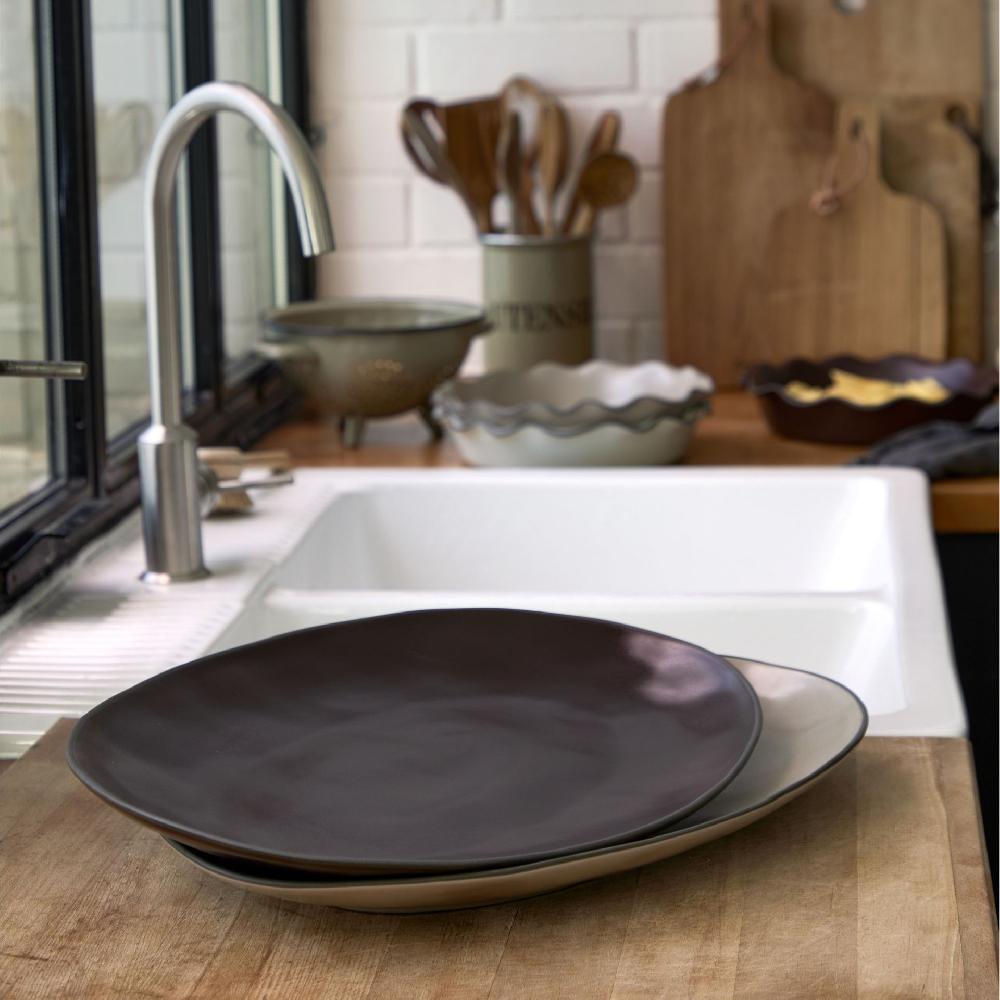 costa nova Oval Platter Stacked Organic