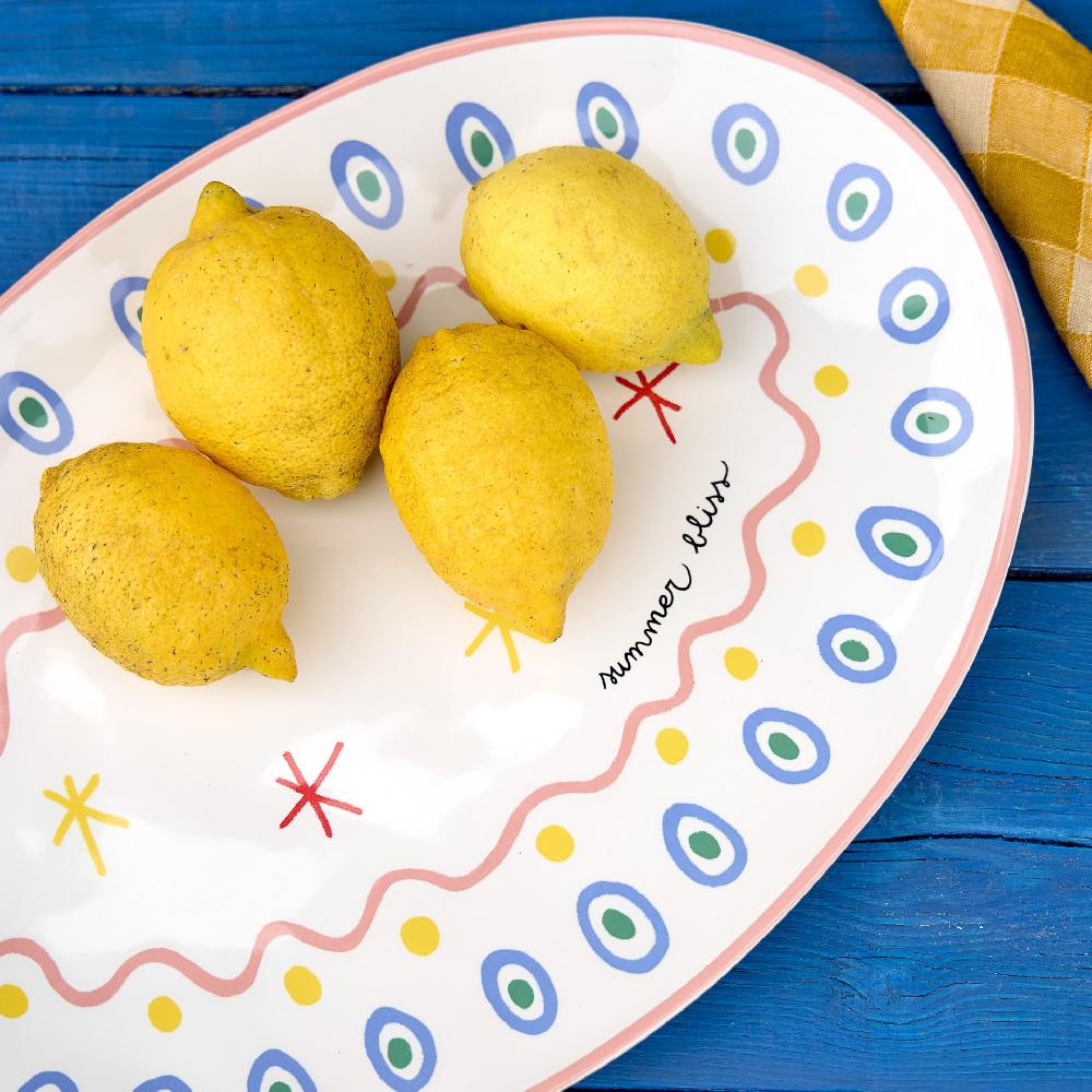 costa nova Oval Platter Summer Bliss