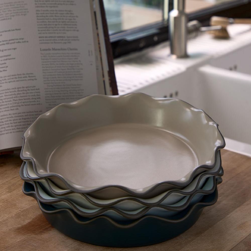 costa nova Pie Dish Stacked Organic