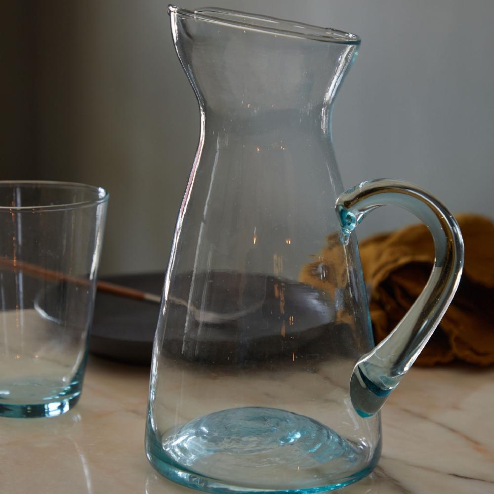 Costa Nova Recycled Glass Pitcher Tosca