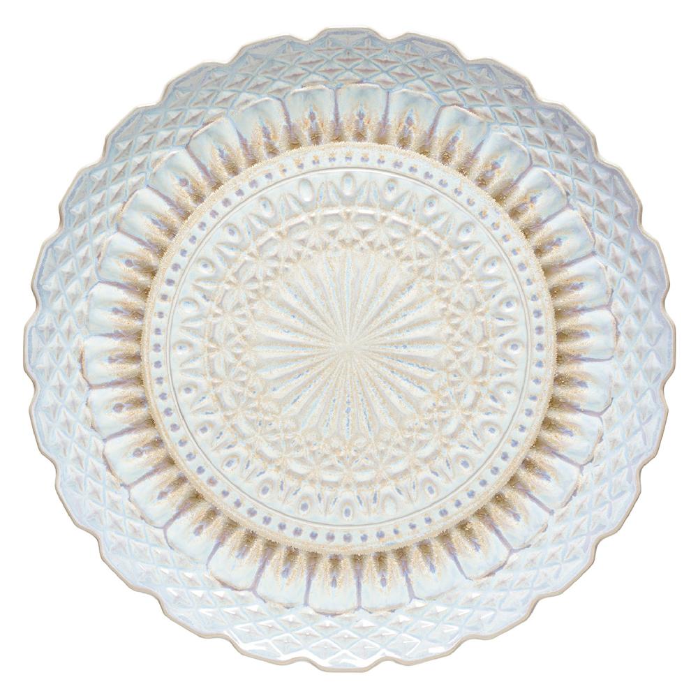 costa nova Round Platter Cristal