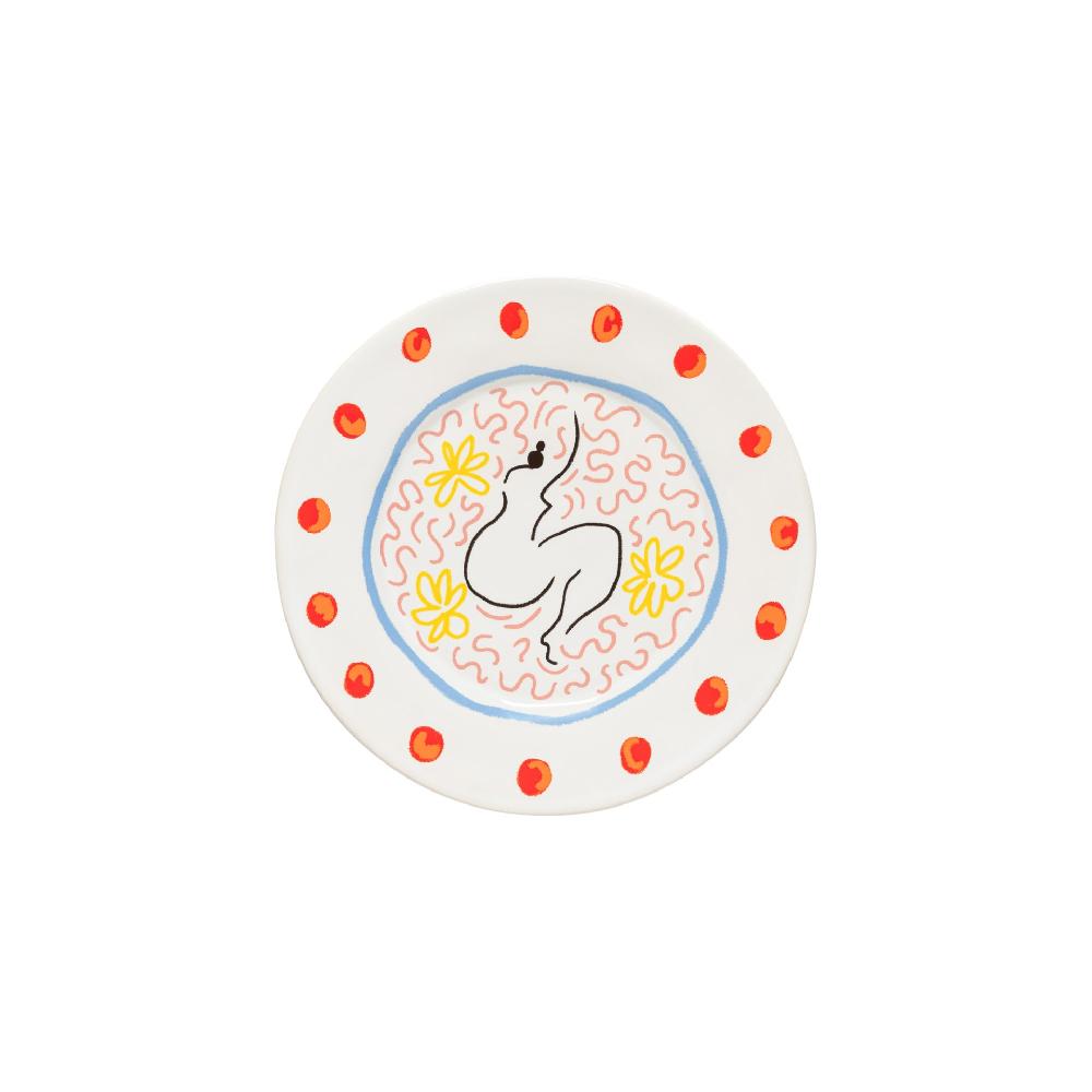 costa nova Salad / Dessert Plate Lady Summer Bliss